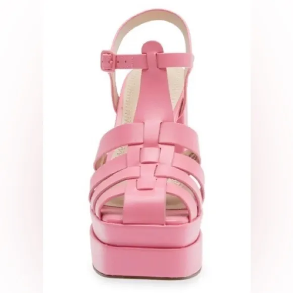 NEW! BP Pink Amaya Fisherman Platform Sandals - Size 8.5