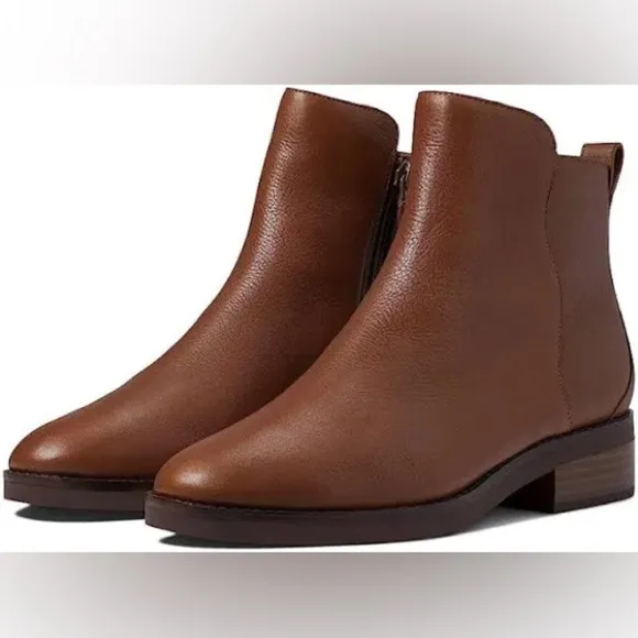NEW! Cole Haan Sequoia Leather River Chelsea Bootie Boot - Size 6