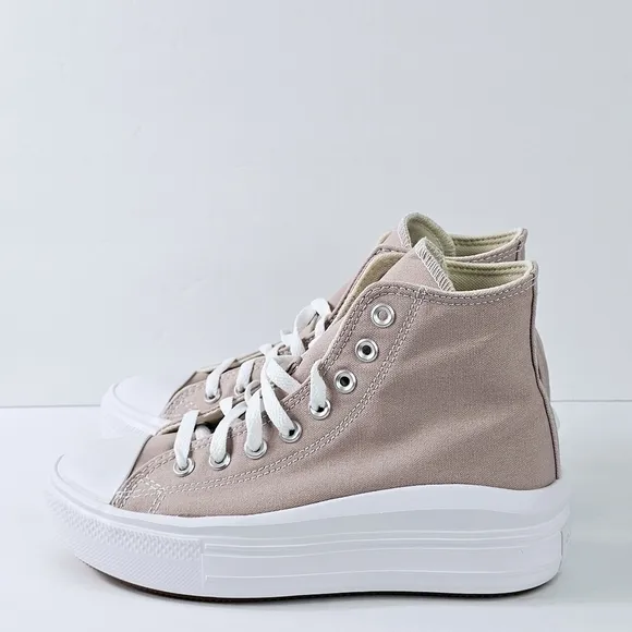 New! Converse Chuck Taylor All Star Platform High Top Sneakers Shoes Mauve