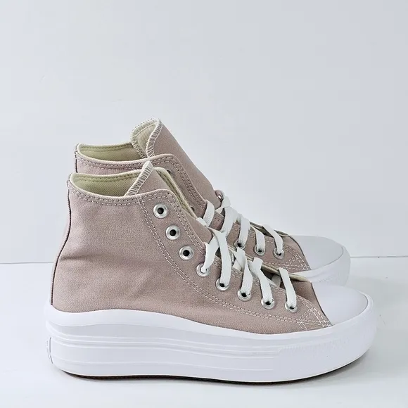 New! Converse Chuck Taylor All Star Platform High Top Sneakers Shoes Mauve