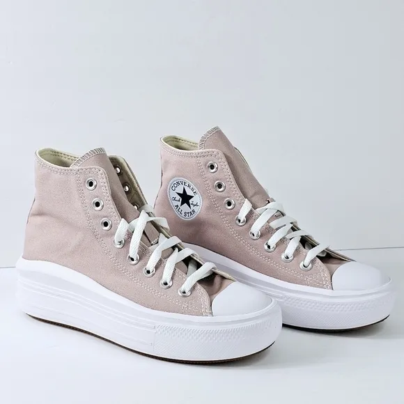 New! Converse Chuck Taylor All Star Platform High Top Sneakers Shoes Mauve