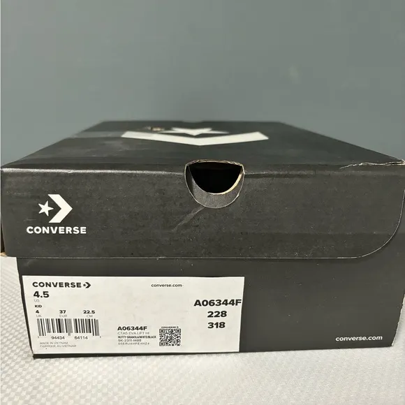 New Converse Kid's Chuck Taylor All Star Eva High Lift Platform Size: 4.5