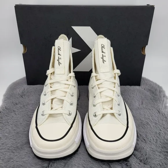 New Converse Run Star Legacy CX High 'Egret' Women's Size 8 Sneakers Shoes