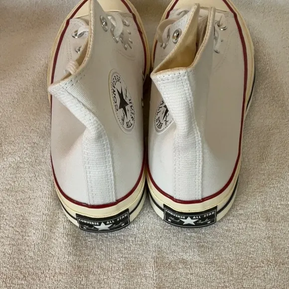 NEW CONVERSE Women Chuck 70 White High Top Vintage Canvas Shoes