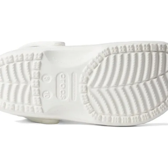 NEW! Crocs Unisex-Adult Classic Clogs , White, 8 Men/10 Women