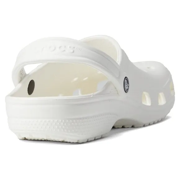 NEW! Crocs Unisex-Adult Classic Clogs , White, 8 Men/10 Women