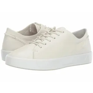 NEW ECCO Soft 8 Comfort 100% Leather Sneaker, Shadow White Off White Size 9, NIB