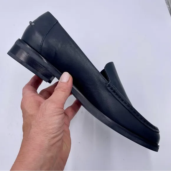 NEW Everlane Black Leather The Modern Loafer in Size 8