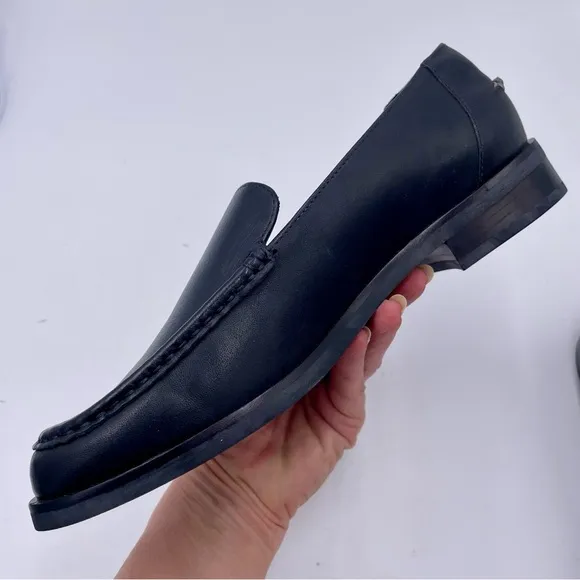 NEW Everlane Black Leather The Modern Loafer in Size 8
