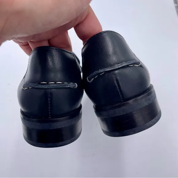 NEW Everlane Black Leather The Modern Loafer in Size 8