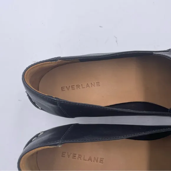 NEW Everlane Black Leather The Modern Loafer in Size 9.5
