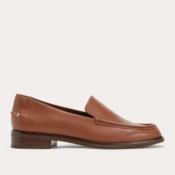 NEW Everlane Rum Brown Leather The Modern Loafer in Size 7