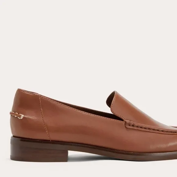 NEW Everlane Rum Brown Leather The Modern Loafer in Size 7