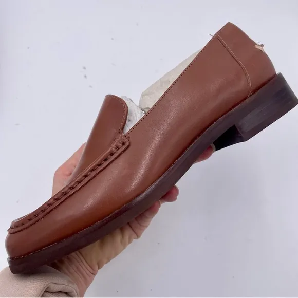 NEW Everlane Rum Brown Leather The Modern Loafer in Size 7
