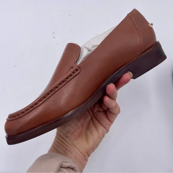 NEW Everlane Rum Brown Leather The Modern Loafer in Size 7