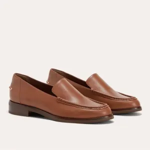 NEW Everlane The Modern Loafer in Rum Brown Leather, Women's Size 6.5, $168