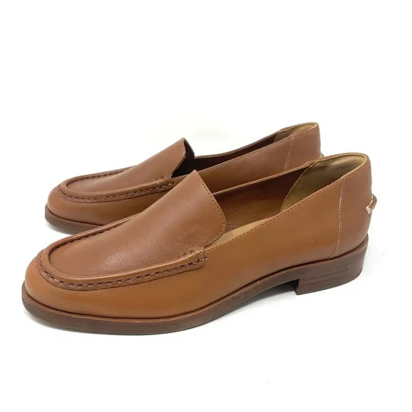 NEW Everlane The Modern Loafer in Rum Brown Leather, Women's Size 6.5, $168