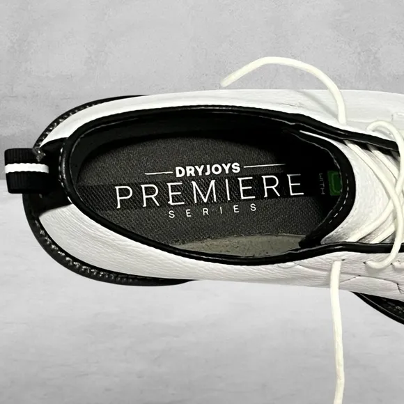 NEW FootJoy Dryjoys Premiere Series Field Golf Shoes 54327 Ortholite White Sz 7