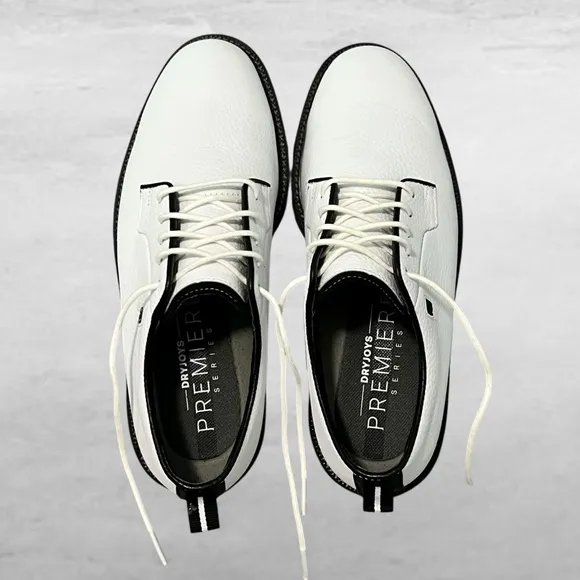 NEW FootJoy Dryjoys Premiere Series Field Golf Shoes 54327 Ortholite White Sz 7