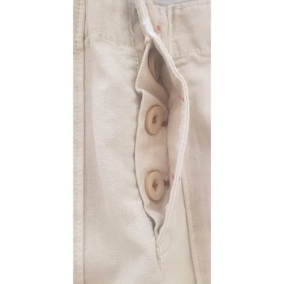 NEW FREE PEOPLE ALL YOURS MICRO SHORTS KHAKI SZ 8