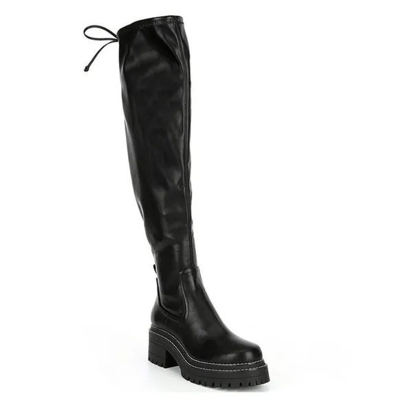 NEW Gianni Bini Soelle Wide or Slim Calf Over the Knee Lug Sole Platform…