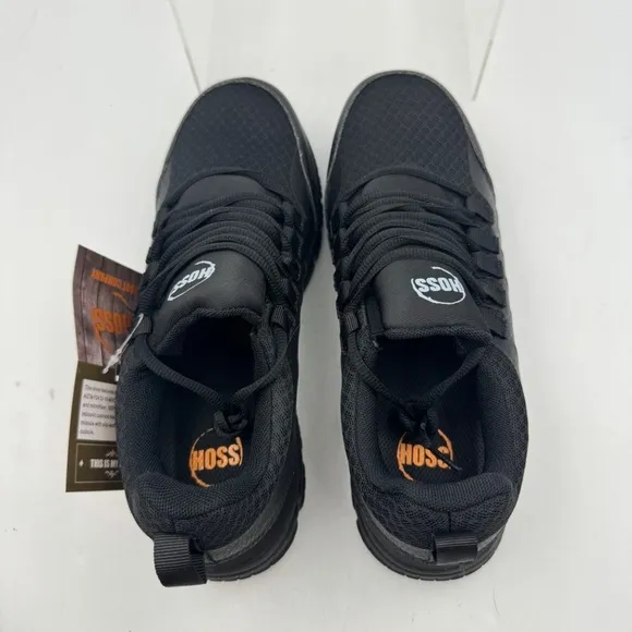 NEW HOSS Sparks SD Black Composite Toe Shoes US Men's 7.5 Wide