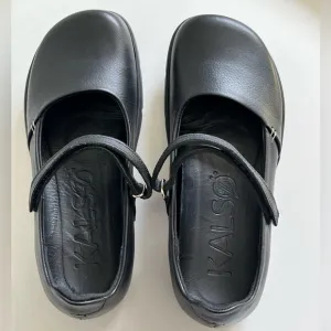 NEW Kalso Earth Dash Mary Jane Black Shoes Negative Heel Size 5