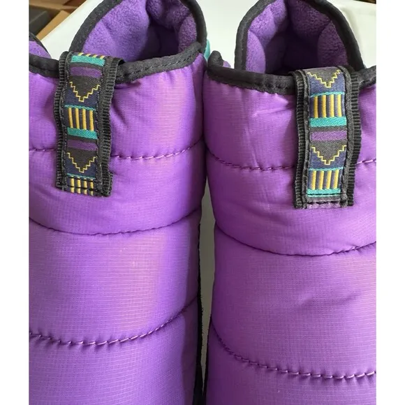 NEW L.L. Bean Mens Purple Mountain Classic Quilted Boots Sz. 8 M Grey Teal Black