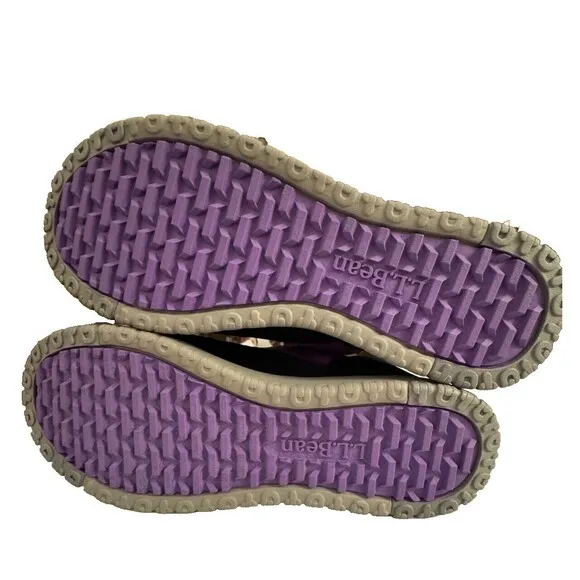 NEW L.L. Bean Mens Purple Mountain Classic Quilted Boots Sz. 8 M Grey Teal Black