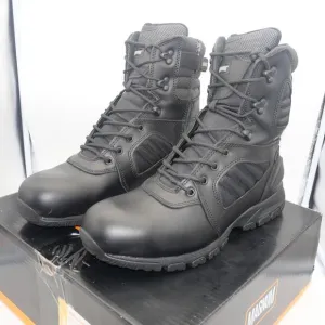 NEW Magnum Men's 14  Lynx 8&quot; Side-Zip Waterproof Tactical Duty Boots Black