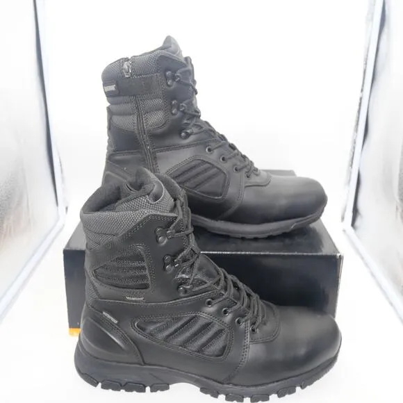 NEW Magnum Men's 14  Lynx 8&quot; Side-Zip Waterproof Tactical Duty Boots Black