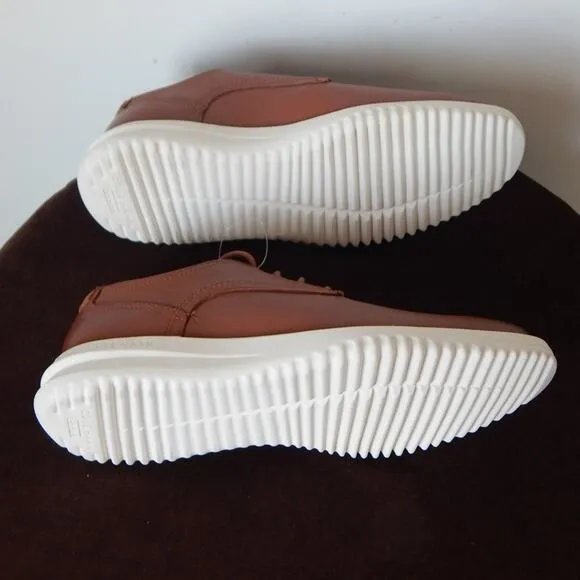 NEW Men's Cole Haan Grand Plus Modern Craft British Tan C36935 LACE-Up Shoes 8½