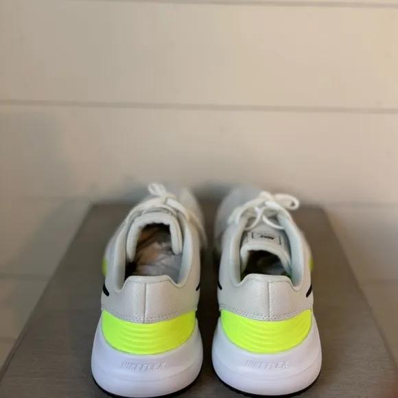 NEW Mens NIKE FLEX CONTROL 4 Spruce Aura Volt White Black MESH Workout Shoes