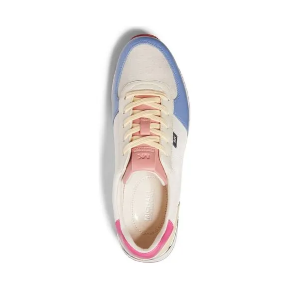 New! MICHAEL KORS Women's Monique Colorblock Trainers Platform Sneakers Shoes