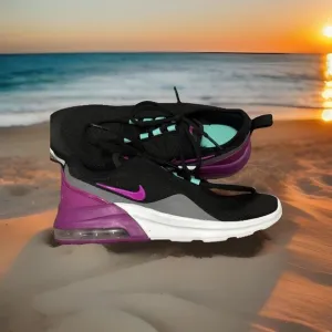 New Nike AirMax Motion 2 Girls 5Y 5 Purple/Gunsmoke/white Athletic Shoes Sneaker