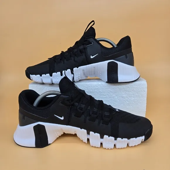 New Nike Free Metcon 5 Black Anthracite Women's Workout Shoes Size 8.5