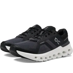NEW ON RUNNING women's cloudrunner 2 wide running shoes in eclipse/black