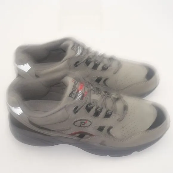 NEW Propet Men's 10.5 D Stability Walker Sneaker Shoes Gray Wide M2034