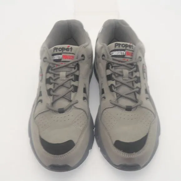 NEW Propet Men's 10.5 D Stability Walker Sneaker Shoes Gray Wide M2034
