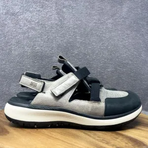 NEW SAS Cub Athletic Sport Sandals Shoes Sz 10.5 W Wide Black Stone Closed Toe