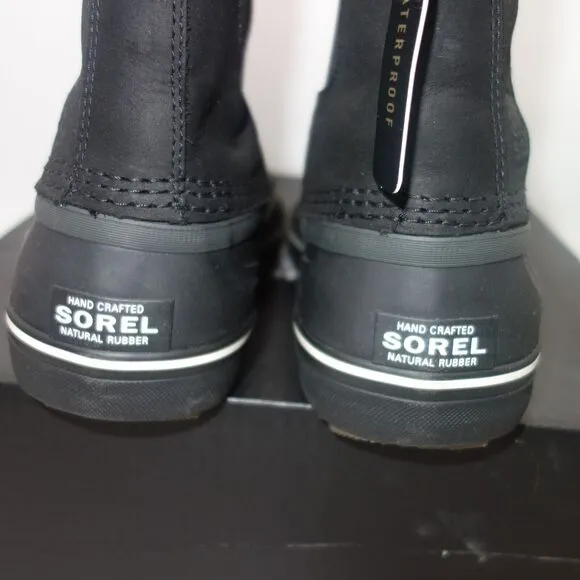 NEW Sorel Cheyanne Metro Chelsea WaterProof Pull On Boots Men's Size 13 BLACK