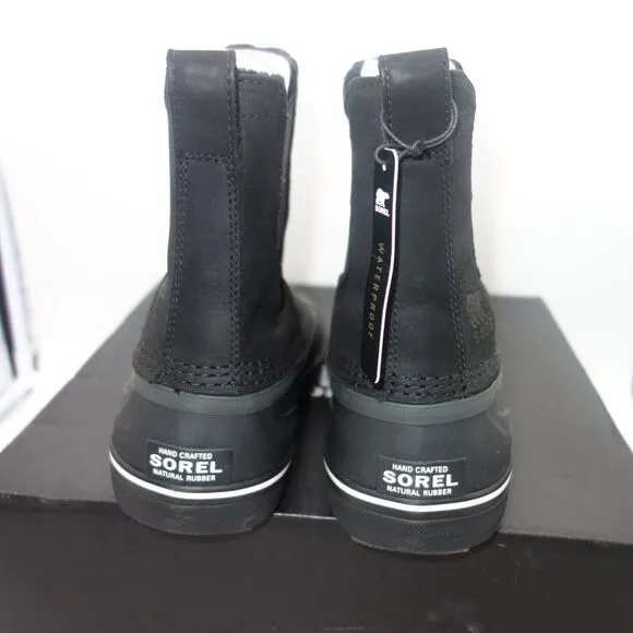 NEW Sorel Cheyanne Metro Chelsea WaterProof Pull On Boots Men's Size 13 BLACK