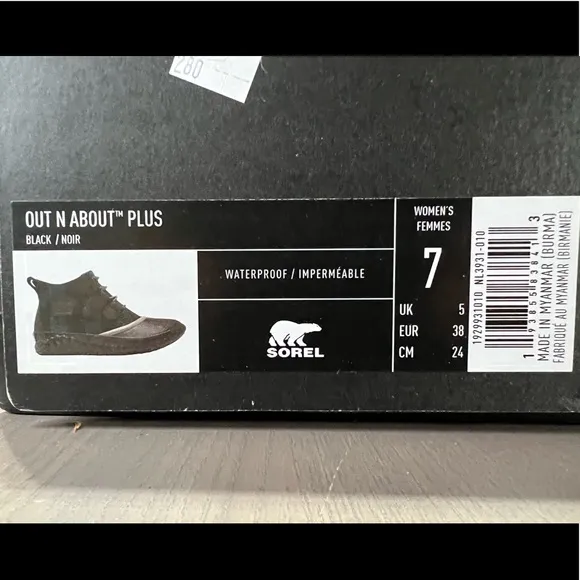New Sorel Out 'N About Plus boots size 7