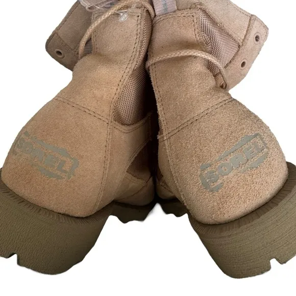New! Sorel Women's OTM Caribou Waterproof Suede Boots Tan