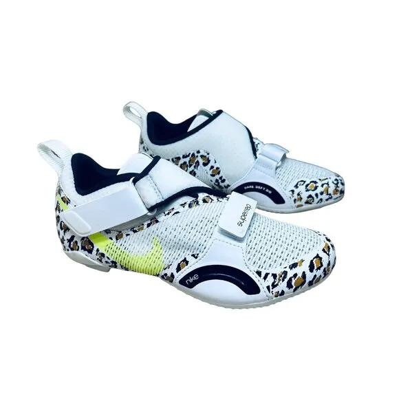 🚲New Sz 7 Women's Nike SuperRep Cycle Spinning Cycling Shoes Leopard CJ0775-177
