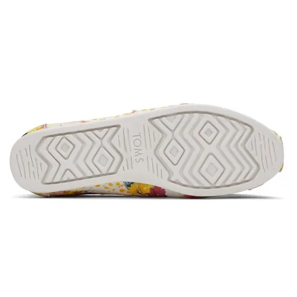 NEW Toms Womens Alpargata Floral Collage Shoes