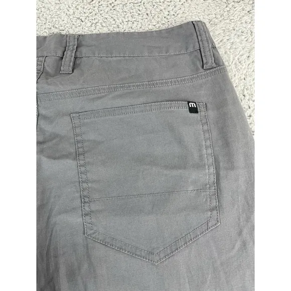 NEW Travis Mathew Pants Mens 32 x 32 The Trifecta Gray  Castlerock Lightweight
