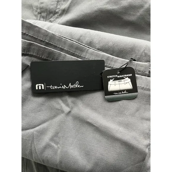 NEW Travis Mathew Pants Mens 32 x 32 The Trifecta Gray  Castlerock Lightweight