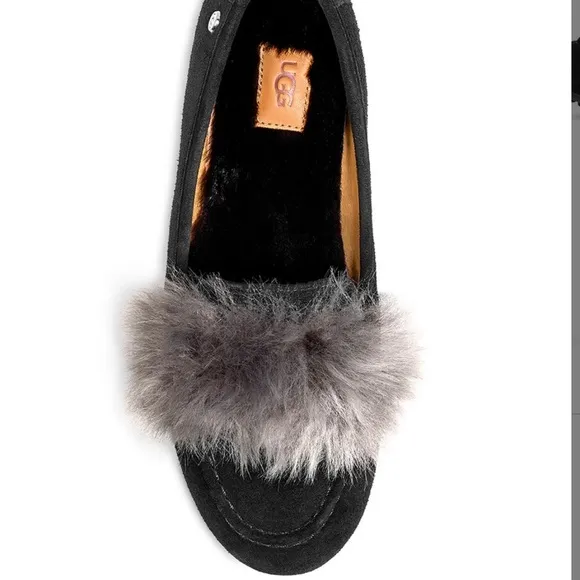 ✨NEW✨ UGG Kaley Wisp Loafer, Black Suede, Size 5