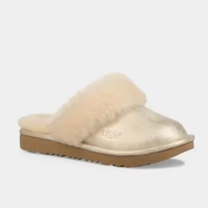 NEW UGG KIDS COZY II METALLIC GOLD